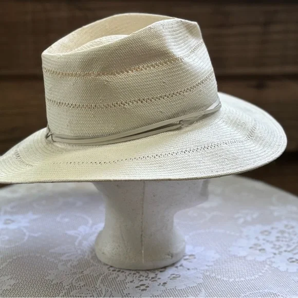 GIGI PIP Arlo Rancher Fedora Straw Hat. Small/Medium - Picture 6 of 10